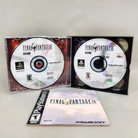 Final Fantasy IX for PlayStation 1 - CIB contents inside case displaying disc 1 and 2 and manual, like new condition