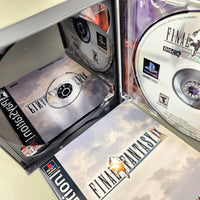 Final Fantasy IX for PlayStation 1 - Close-up view of clean mirror-finish of scratch free disc 3, like new condition