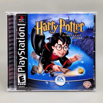 Harry Potter and the Sorcerer's Stone for PlayStation 1 - Complete front cover view, very good condition