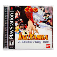Inuyasha A Feudal Fairy Tale PlayStation 1 Like New - CIB Front Cover