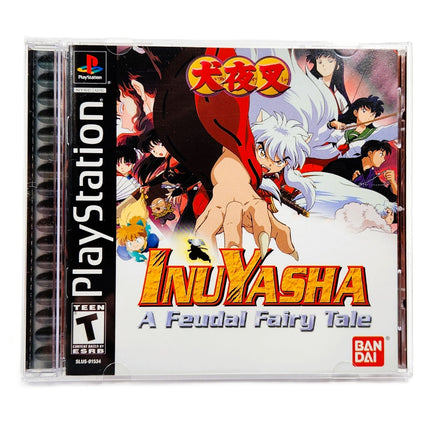Inuyasha A Feudal Fairy Tale PlayStation 1 Like New - CIB Front Cover