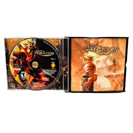 The Legend Of Dragoon PlayStation 1 Like New CIB - Disc 1 And Manual Inside Open Case