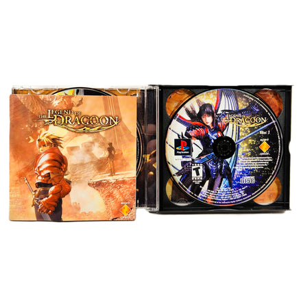 The Legend Of Dragoon PlayStation 1 Like New CIB - Disc 2 And Manual Inside Open Case