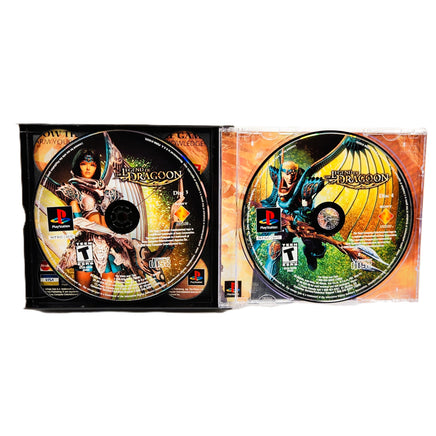 The Legend Of Dragoon PlayStation 1 Like New CIB - Disc 3 And 4 inside open case