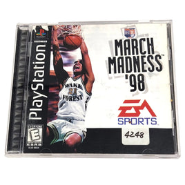 NCAA March Madness 98 Playstation 1 Good - Cib Front Cover