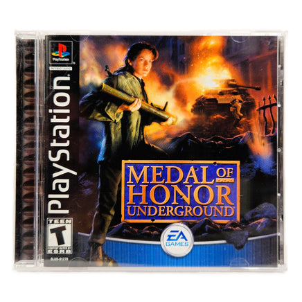 Medal Of Honor Underground PlayStation 1 Very Good CIB - Game Case Front