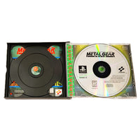 Metal Gear Solid Greatest Hits PlayStation 1 Good CIB - Open Case Displaying Game Disc 2