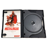 Metal Gear Solid Long Box PlayStation 1 Like New CIB - Inside Contents Of Retail Game Box Showing instruction manual