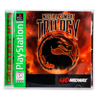 Mortal Kombat Trilogy Greatest Hits PlayStation 1 Very Good CIB - Front Of Game Case