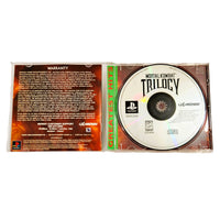 Mortal Kombat Trilogy Greatest Hits PlayStation 1 Very Good CIB - Showing Open Case Disc And Manual