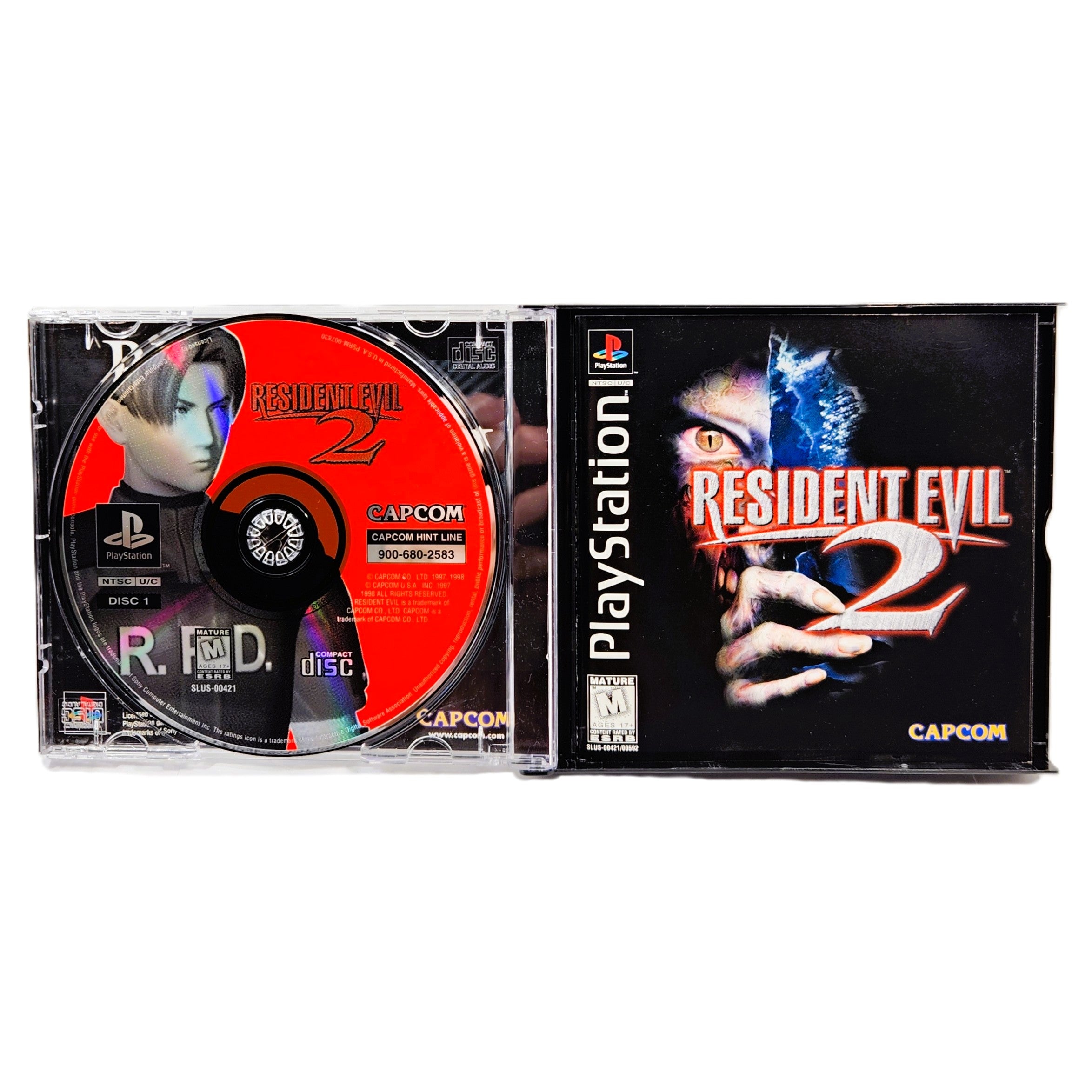 Resident Evil 2 Sur PS1 - Complet Version Française (CD1 Cassé)