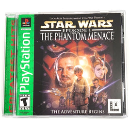 Star Wars Episode I The Phantom Menace Greatest Hits Playstation 1 Like New - Front Cover Art Shown