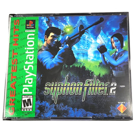 Syphon Filter 2 Greatest Hits Playstation 1 Like New - Front Case Shown