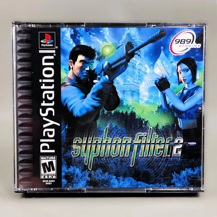 Syphon Filter 2 for PlayStation 1 - Game cover artwork (front), like new condition