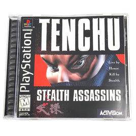 Tenchu Stealth Assassins Playstation 1 Very Good - Authentic Front Cover Art