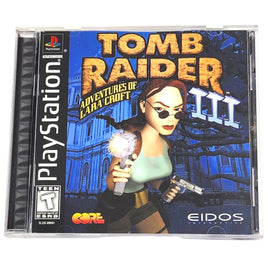 Tomb Raider Iii Playstation 1 Like New - Cover Artwork – Front View