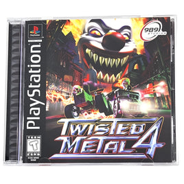 Twisted Metal 4 Playstation 1 Like New - Disc Case Front