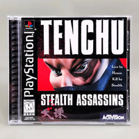 Tenchu: Stealth Assassins for PlayStation 1 - Front label artwork view, very good condition