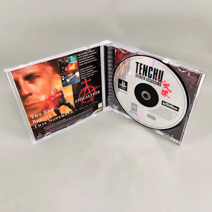 Tenchu: Stealth Assassins for PlayStation 1 - Open case with full contents, very good condition