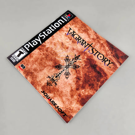 Vagrant Story for PlayStation 1 - Genuine instruction manual showing front cover artwork, like new condition