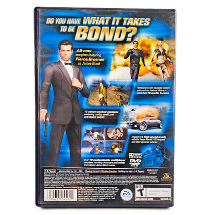 007 Nightfire Greatest Hits PlayStation 2 Good - Back Cover Of Game Case