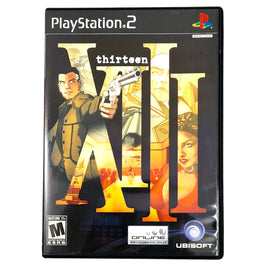 Xiii Thirteen Playstation 2 Like New - Front Of Game Case
