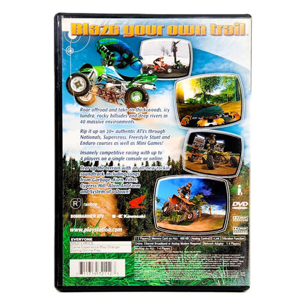 ATV Offroad Fury 2 for PlayStation 2, CIB - Back cover artwork, good condition