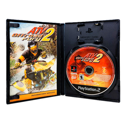 ATV Offroad Fury 2 for PlayStation 2, CIB - Open case with disc & manual, good condition