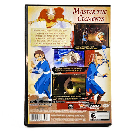 Avatar The Last Airbender PlayStation 2 Very Good - Back Cover Art Shown