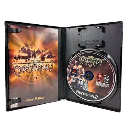 Barbarian PlayStation 2 Good - Disc And Manual Inside Open Case