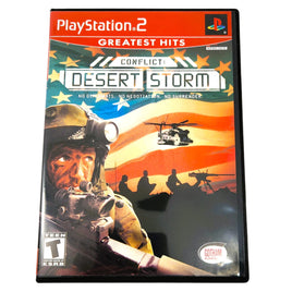 Conflict Desert Storm Greatest Hits Playstation 2 Very Good - Cib Front Cover
