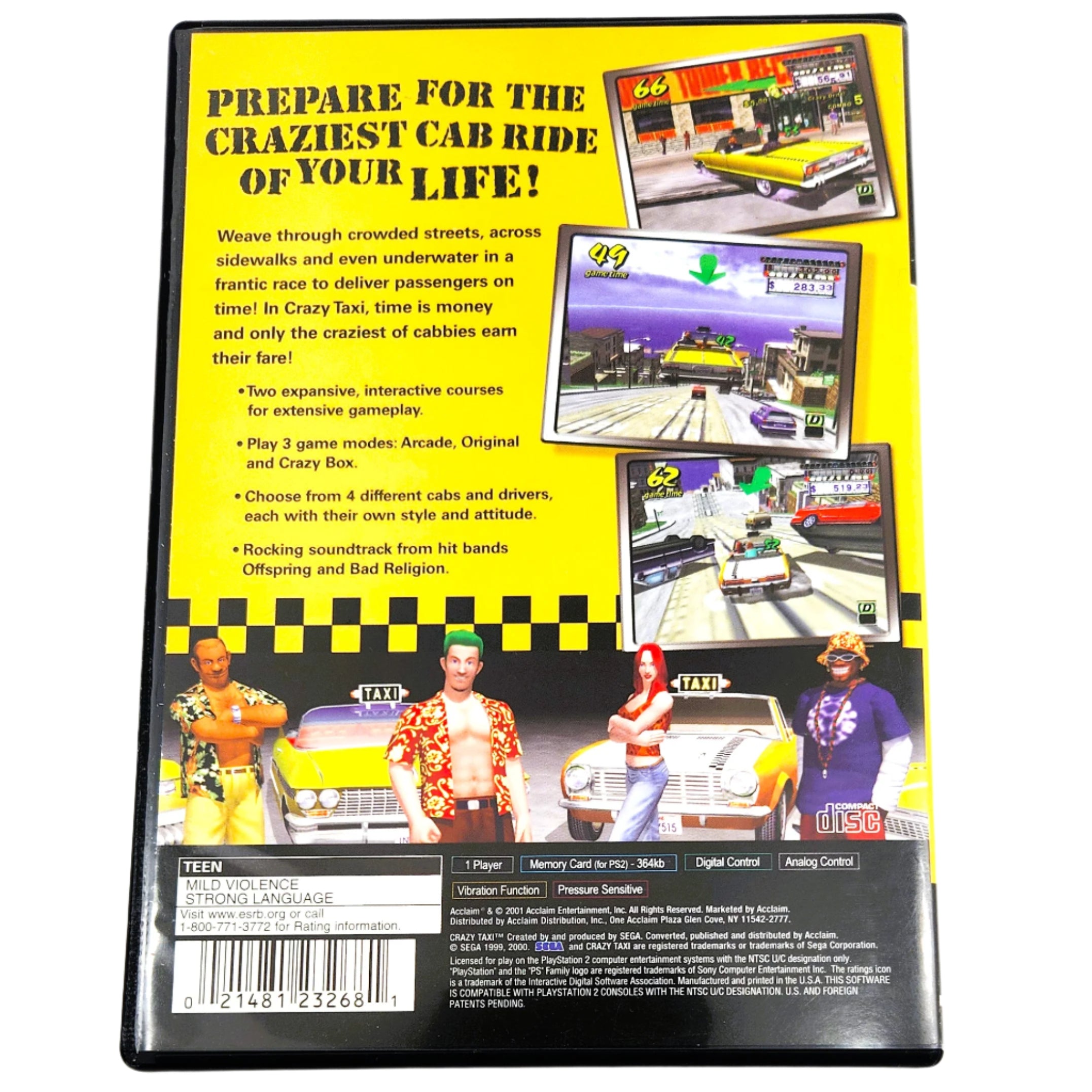 Buy Crazy Taxi for PS2 – Scratch-Free Disc, Real Photos| Retro