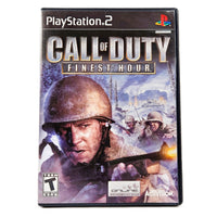 Call Of Duty Finest Hour PlayStation 2 Very Good - Game Case Front Cover