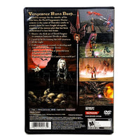 Castlevania: Curse of Darkness for PlayStation 2, CIB - Rear cover art shown, like new condition