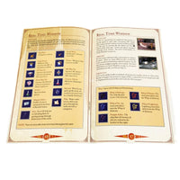 Castlevania: Lament of Innocence for PlayStation 2 - Instruction booklet open to center showing staple binding, like new condition