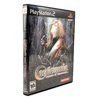 Castlevania: Lament of Innocence for PlayStation 2 - Angled view showing original front cover artwork and spine, like new condition