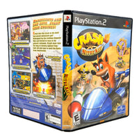 Crash: Nitro Kart for PlayStation 2 - Full game case artwork with front, spine and back, very good condition