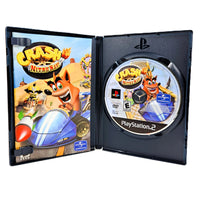 Crash: Nitro Kart for PlayStation 2 - Interior view with disc & inserts, very good condition