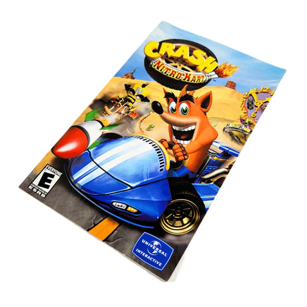 Crash: Nitro Kart for PlayStation 2 - Official game manual showing front cover artwork, very good condition