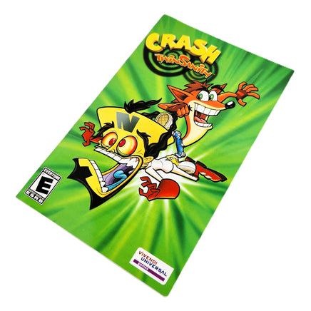 Crash: Twinsanity for PlayStation 2 - Front view of genuine game instruction booklet, very good condition