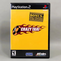 Crazy Taxi [Bonus: Mini-Strategy Guide Enclosed] for PlayStation 2 - Authentic game front cover artwork, like new condition