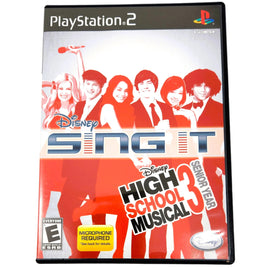 Disney Sing It High School Musical 3 Mic Required Playstation 2 Very Good - Front Of Game Case
