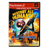 Destroy All Humans Greatest Hits PlayStation 2 Very Good - Game Case Front Cover