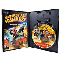Destroy All Humans Greatest Hits PlayStation 2 Very Good - Disc And Manual Inside Open Case