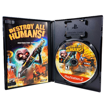 Destroy All Humans Greatest Hits PlayStation 2 Very Good - Disc And Manual Inside Open Case
