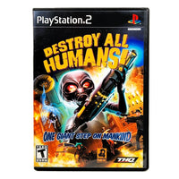 Destroy All Humans! for PlayStation 2 - Front cover design displayed, very good CIB condition