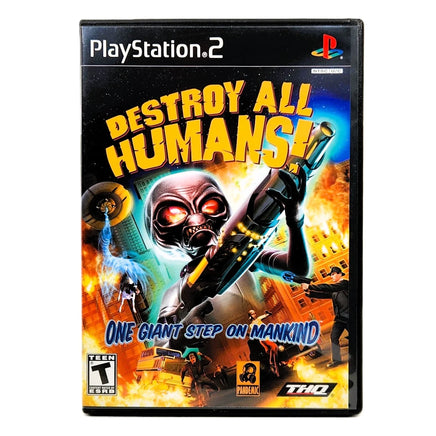 Destroy All Humans! for PlayStation 2 - Front cover design displayed, very good CIB condition