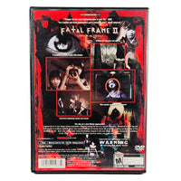 Fatal Frame 2 PlayStation 2 Very Good - Authentic Back Cover Art