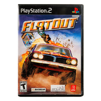 Flatout PlayStation 2 Good - Front Cover Of Game Case