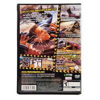 Flatout PlayStation 2 Good - Back Cover Of Game Case